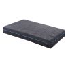 8" Twin Size Bed Mattress Gel-Infused Memory Foam Hybrid Mattress, Dark Gray, Mattress in a Box, Firm Comfort Mattress