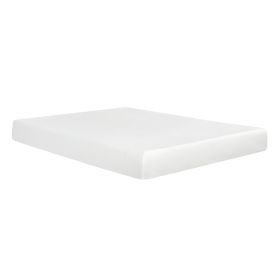 Plush 8 in. Medium Gel Memory Foam Mattress for King Size Bed in a Box with Breathable White Aloe Vera Cover