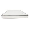 6 in. Tight Top Pocket Spring Mattress in a Box, Full, Soft Foam Mattress for Bed Frames, White