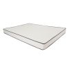 6 in. Tight Top Pocket Spring Mattress in a Box, Queen, Soft Foam Mattress for Bed Frames, White