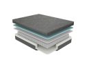 8" Twin Size Bed Mattress Gel-Infused Memory Foam Hybrid Mattress, Dark Gray, Mattress in a Box, Firm Comfort Mattress