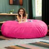 Jaxx 6 ft Cocoon - Large Bean Bag Chair for Adults, Fuchsia