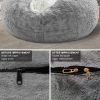 Bag Chair Coverit Was Only A Cover, Not A Full Bean Bag Chair Cushion,Big Round Soft Fluffy PV Velvet Sofa Bed Cover, Living Room Furniture